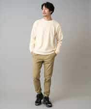 KHLLA14064 a.v.v MEN(アー・ヴェ・ヴェ) 【イージーケア/毛玉になりにくい】スーパーストレッチジョガーパンツ【洗濯機で洗える】 ブラック