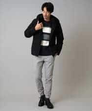 KHLLA14064 a.v.v MEN(アー・ヴェ・ヴェ) 【イージーケア/毛玉になりにくい】スーパーストレッチジョガーパンツ【洗濯機で洗える】 ブラック