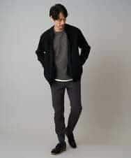 KHLLA14064 a.v.v MEN(アー・ヴェ・ヴェ) 【イージーケア/毛玉になりにくい】スーパーストレッチジョガーパンツ【洗濯機で洗える】 ブラック