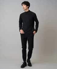 KHLLA14064 a.v.v MEN(アー・ヴェ・ヴェ) 【イージーケア/毛玉になりにくい】スーパーストレッチジョガーパンツ【洗濯機で洗える】 ブラック