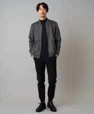 KHLLA14064 a.v.v MEN(アー・ヴェ・ヴェ) 【イージーケア/毛玉になりにくい】スーパーストレッチジョガーパンツ【洗濯機で洗える】 ブラック