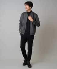 KHLLA14064 a.v.v MEN(アー・ヴェ・ヴェ) 【イージーケア/毛玉になりにくい】スーパーストレッチジョガーパンツ【洗濯機で洗える】 ブラック