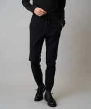 KHLLA14064 a.v.v MEN(アー・ヴェ・ヴェ) 【イージーケア/毛玉になりにくい】スーパーストレッチジョガーパンツ【洗濯機で洗える】 ブラック