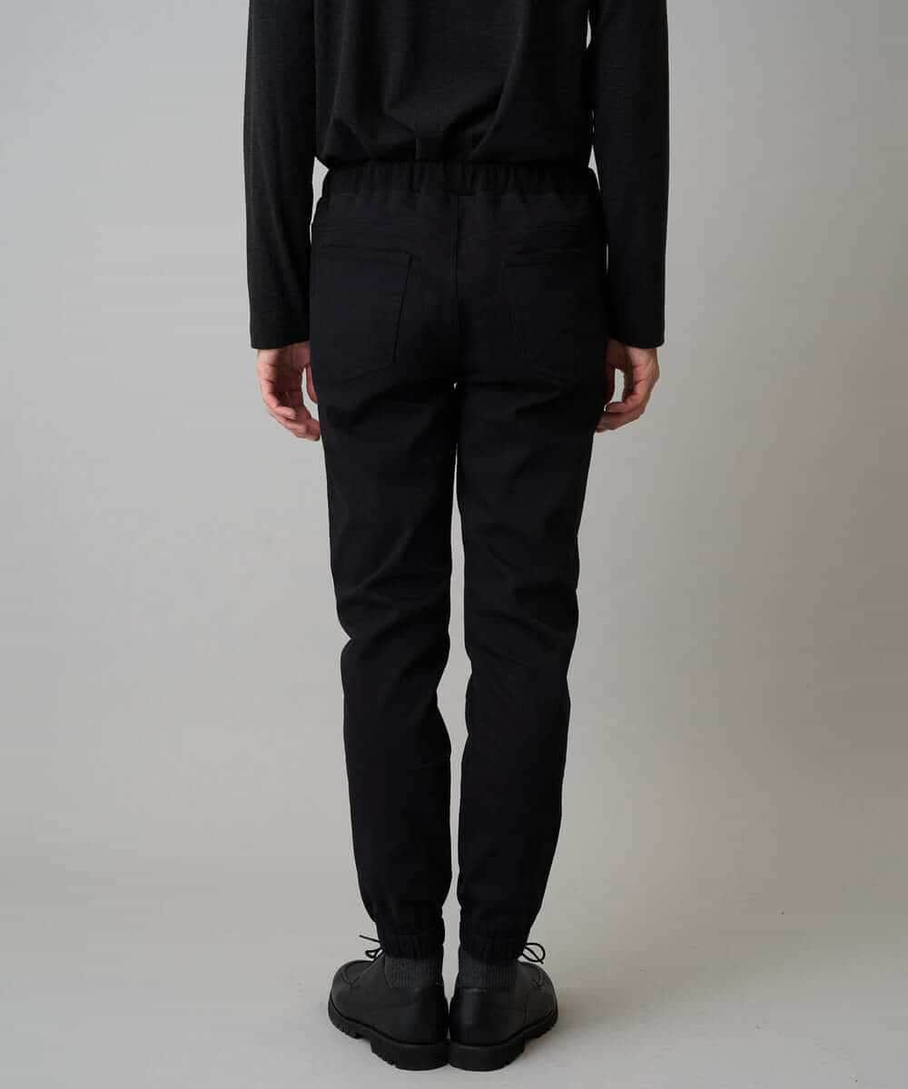 KHLLA14064 a.v.v MEN(アー・ヴェ・ヴェ) 【イージーケア/毛玉になりにくい】スーパーストレッチジョガーパンツ【洗濯機で洗える】 ブラック