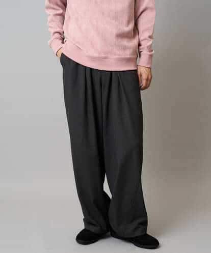 KHLLA31069 a.v.v MEN 【毛玉になりにくい/ストレッチ】ツイルストレッチ切替オーバーパンツ【洗濯機で洗える】