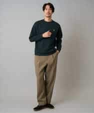 KHLLA36079 a.v.v MEN(アー・ヴェ・ヴェ) 【イージーケア/毛玉になりにくい】LANATECチェックワンタックワイドイージースラックス【洗濯機で洗える/ストレッチ】 グレー系チェック柄