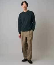 KHLLA36079 a.v.v MEN(アー・ヴェ・ヴェ) 【イージーケア/毛玉になりにくい】LANATECチェックワンタックワイドイージースラックス【洗濯機で洗える/ストレッチ】 グレー系チェック柄