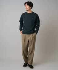 KHLLA36079 a.v.v MEN(アー・ヴェ・ヴェ) 【イージーケア/毛玉になりにくい】LANATECチェックワンタックワイドイージースラックス【洗濯機で洗える/ストレッチ】 グレー系チェック柄