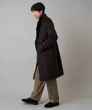 KHLLA36079 a.v.v MEN(アー・ヴェ・ヴェ) 【イージーケア/毛玉になりにくい】LANATECチェックワンタックワイドイージースラックス【洗濯機で洗える/ストレッチ】 グレー系チェック柄