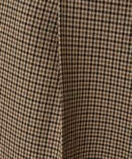 KHLLA36079 a.v.v MEN(アー・ヴェ・ヴェ) 【イージーケア/毛玉になりにくい】LANATECチェックワンタックワイドイージースラックス【洗濯機で洗える/ストレッチ】 グレー系チェック柄