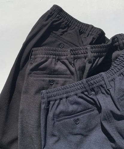 KHLLS26059 a.v.v MEN 【通勤/洗濯機で洗える】デニムライク裏起毛セミルーズパンツ(SET UP可）