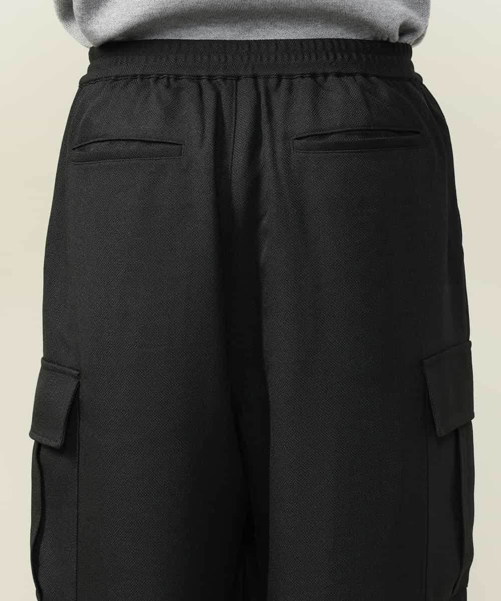 サイドタックワイドパンツ(S GREY): パンツanuans