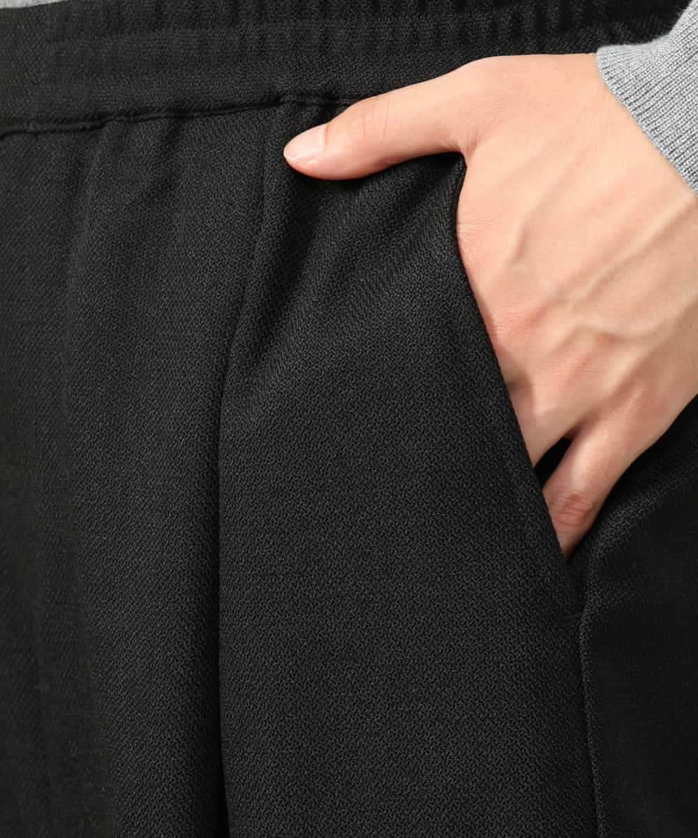 KHLLV27079 a.v.v MEN(アー・ヴェ・ヴェ) 【毛玉になりづらい】ワイドカーゴパンツ　LANATEC  ブラック