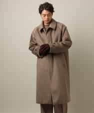 KHUAA07169 a.v.v MEN(アー・ヴェ・ヴェ) 【大人カジュアル】ワイドシルエットステンカラーコート モカベージュ