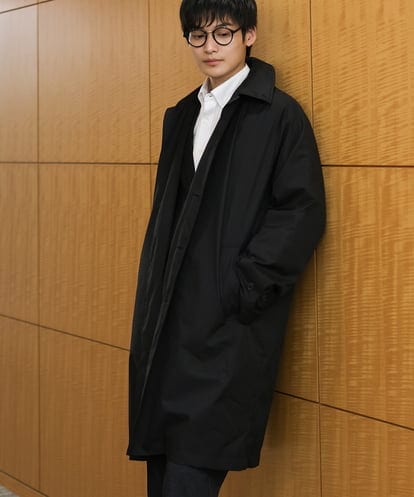 千鳥柄 チェスターコート ロングコート オーバーコート