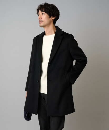 KHUAD01199 a.v.v MEN ウールライトビーバーチェスターコート