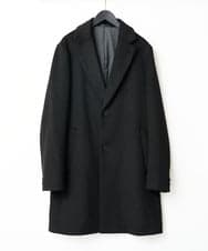 KHUAD01199 a.v.v MEN(アー・ヴェ・ヴェ) ウールライトビーバーチェスターコート ブラック