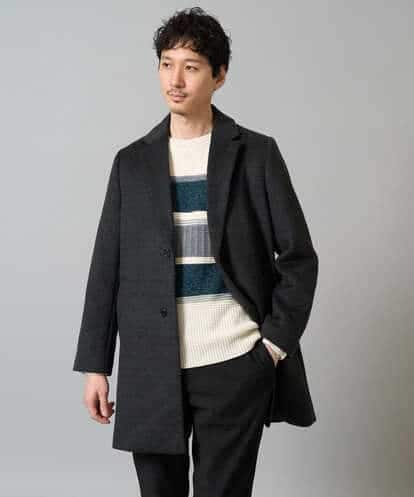 KHUAD01199 a.v.v MEN ウールライトビーバーチェスターコート