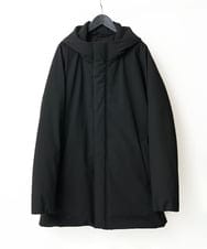 KHUAD02219 a.v.v MEN(アー・ヴェ・ヴェ) 【軽量/撥水】ラミネートダウンフードコート ブラック