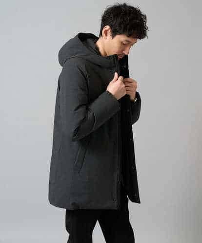KHUAD02219 a.v.v MEN 【軽量/撥水】ラミネートダウンフードコート