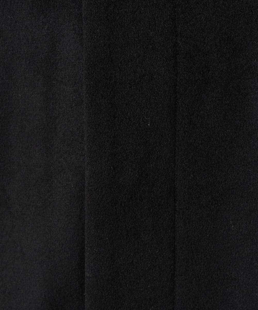 KHUAD07179 a.v.v MEN(アー・ヴェ・ヴェ) ワイドシルエットステンカラーコート ブラック