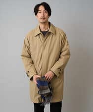 KHUAD30189 a.v.v MEN(アー・ヴェ・ヴェ) 【830FPダウン/軽量/撥水/防風】ライトスカイダウンステンカラーコート ベージュ