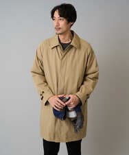 KHUAD30189 a.v.v MEN(アー・ヴェ・ヴェ) 【830FPダウン/軽量/撥水/防風】ライトスカイダウンステンカラーコート ブラック