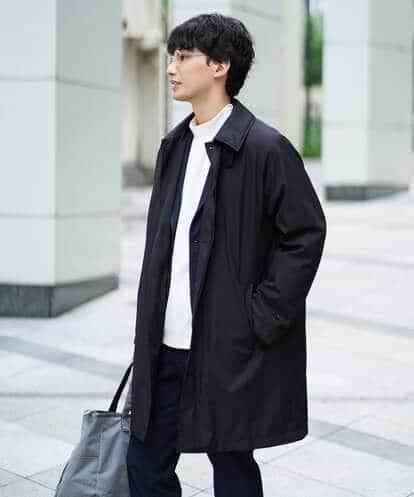 KHUAD30189 a.v.v MEN 【830FPダウン/軽量/撥水/防風】ライトスカイダウンステンカラーコート
