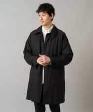 KHUAD30189 a.v.v MEN(アー・ヴェ・ヴェ) 【830FPダウン/軽量/撥水/防風】ライトスカイダウンステンカラーコート ブラック
