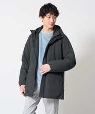 KHUAG02239 a.v.v MEN(アー・ヴェ・ヴェ) 【快適通勤ストレッチ / 軽量 / 撥水】ラミネートダウンコート ブラック