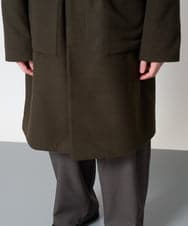 KHUAG08209 a.v.v MEN(アー・ヴェ・ヴェ) ワイドシルエットスタンドカラーコート アッシュグレー