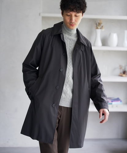 KHUAG30199 a.v.v MEN 【 830FPダウン / 軽量/  撥水 / 防風 】ライトスカイダウンステンカラーコート