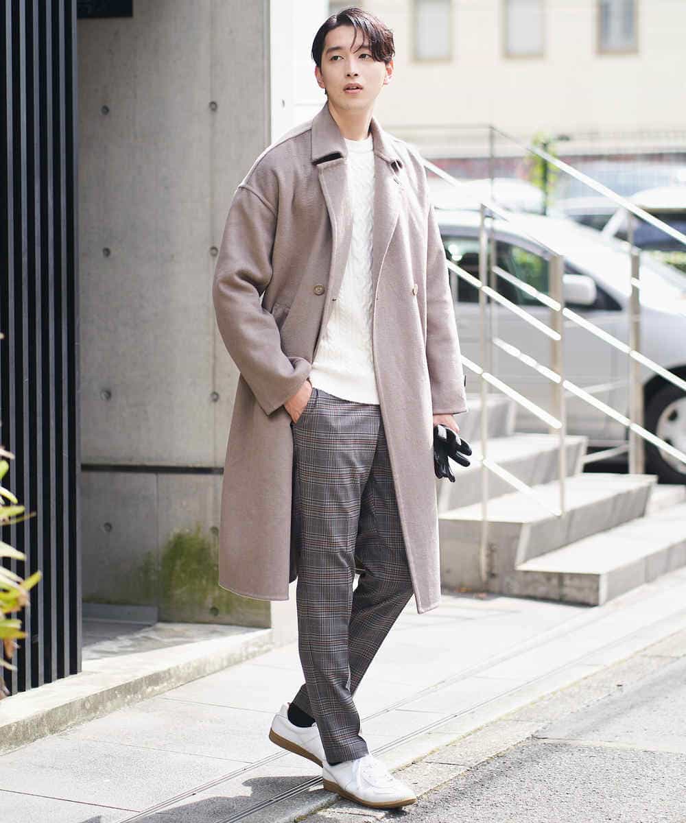 ビーバーダブルラップコート その他のコート ブルゾン A V V Men アー ヴェ ヴェ イトキンオンラインストア