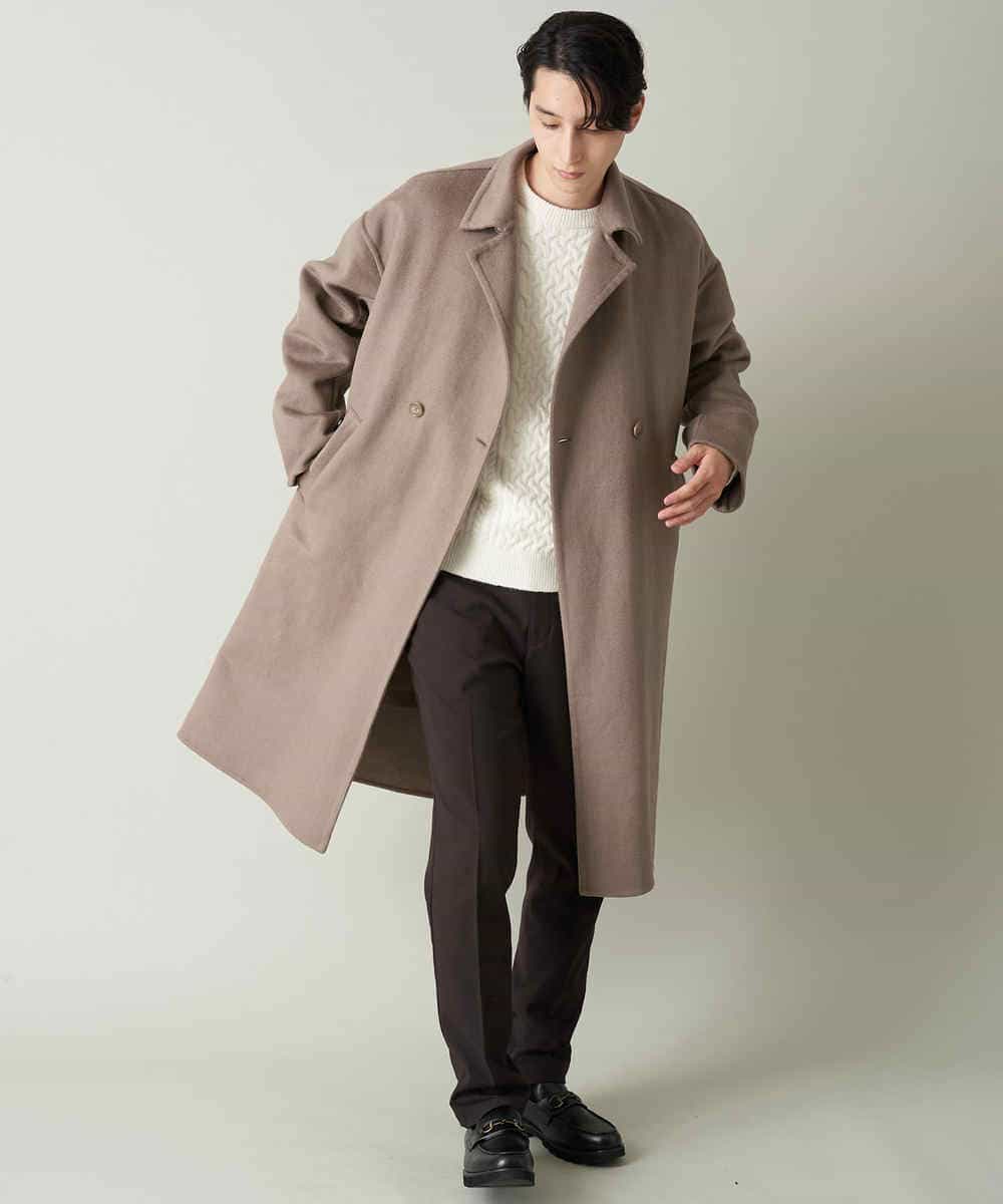 ビーバーダブルラップコート その他のコート ブルゾン A V V Men アー ヴェ ヴェ イトキンオンラインストア