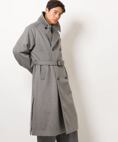 KHUAV07169 a.v.v MEN ワイドシルエットダブルブレストコート