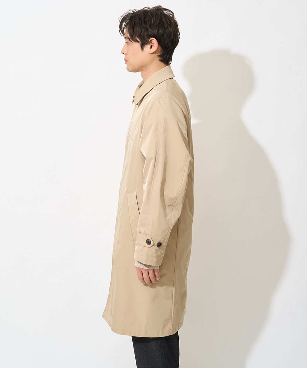 KHUEV01149 a.v.v MEN(アー・ヴェ・ヴェ) 【ON/OFF兼用】ステンカラーコート ベージュ
