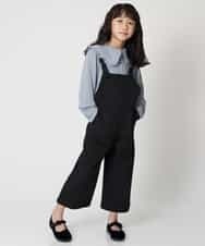 KJBCN20034 a.v.v KIDS(アー・ヴェ・ヴェ) [140-150]ビッグカラーブラウス ブルー