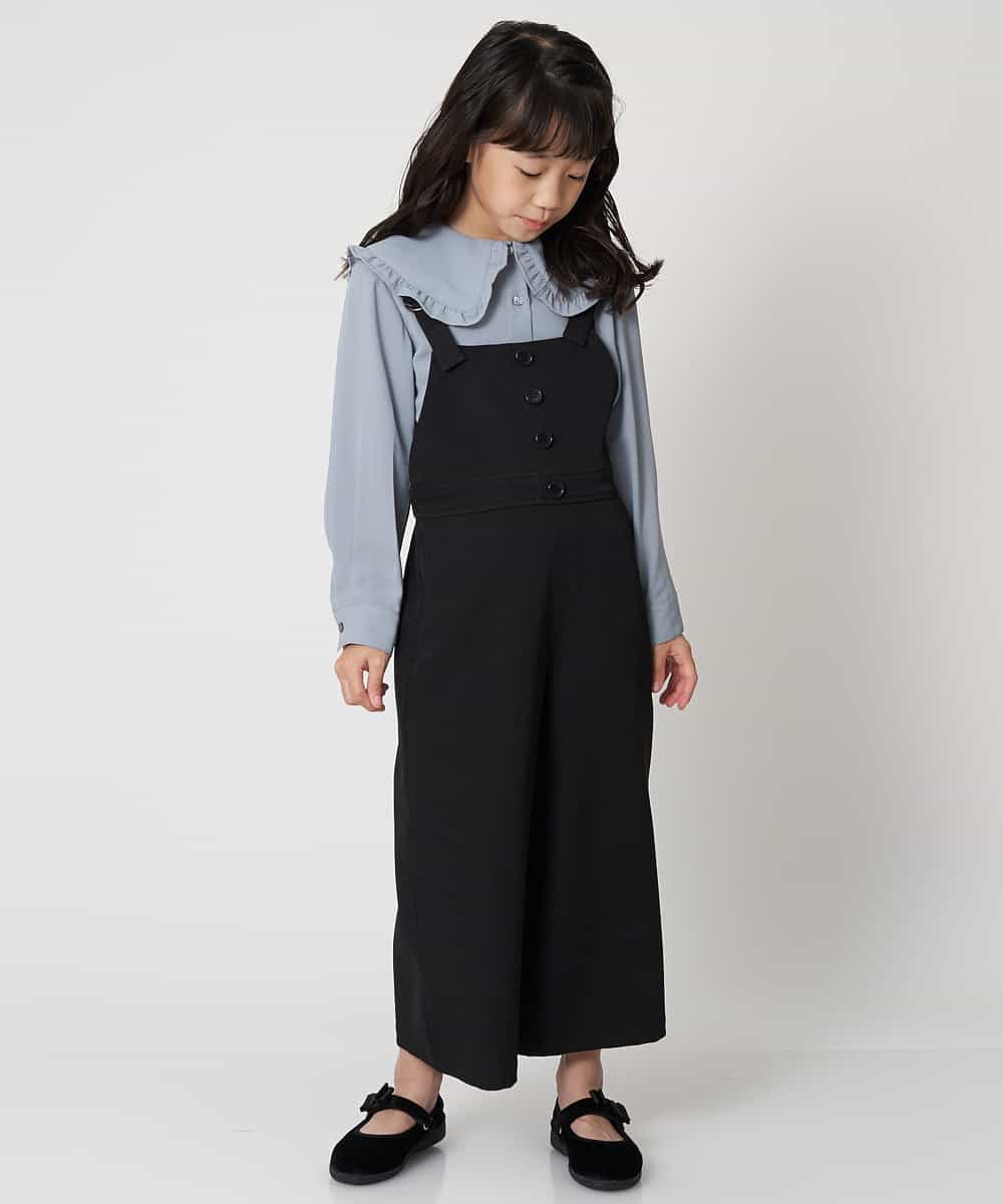 KJBCN20034 a.v.v KIDS(アー・ヴェ・ヴェ) [140-150]ビッグカラーブラウス ブルー