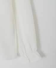 KJBEB29039 a.v.v KIDS(アー・ヴェ・ヴェ) [140-150]ダブルフリルカラーブラウス ホワイト