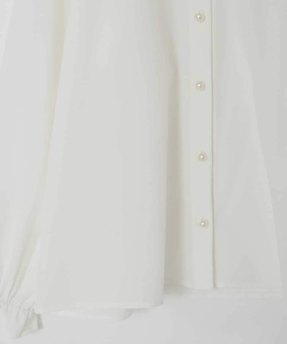 KJBEB29039 a.v.v KIDS(アー・ヴェ・ヴェ) [140-150]ダブルフリルカラーブラウス ホワイト