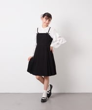 KJBED32039 a.v.v KIDS(アー・ヴェ・ヴェ) [130-160]袖フリルブラウス ホワイト