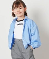 KJBEW30034 a.v.v KIDS(アー・ヴェ・ヴェ) [140-150]クロップドシャツ ライトブルー