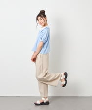 KJBFD40039 a.v.v KIDS(アー・ヴェ・ヴェ) [120-160]半袖レイヤード風シャツ ライトブルー