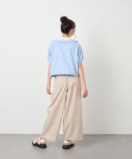 KJBFD40039 a.v.v KIDS(アー・ヴェ・ヴェ) [120-160]半袖レイヤード風シャツ ライトブルー