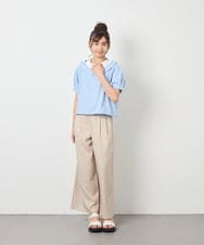 KJBFD40039 a.v.v KIDS(アー・ヴェ・ヴェ) [120-160]半袖レイヤード風シャツ ライトブルー