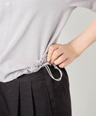 KJBFD40039 a.v.v KIDS(アー・ヴェ・ヴェ) [120-160]半袖レイヤード風シャツ ライトグレー