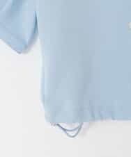 KJBFD40039 a.v.v KIDS(アー・ヴェ・ヴェ) [120-160]半袖レイヤード風シャツ ライトブルー