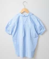 KJBFG13034 a.v.v KIDS(アー・ヴェ・ヴェ) [100-130]ウエストドロストチュニックシャツ[WEB限定サイズ] ブルー