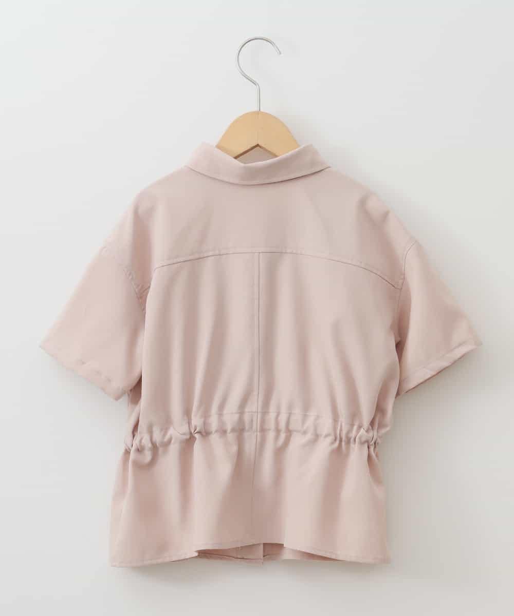 KJBFJ13029 a.v.v KIDS(アー・ヴェ・ヴェ) [100-130]【洗える】サファリシャツ[WEB限定サイズ] ピンク