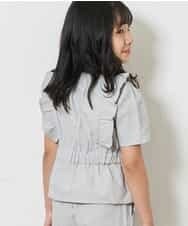 KJBFM36029 a.v.v KIDS(アー・ヴェ・ヴェ) [100-130]フリルデザインブラウス[WEB限定サイズ] ミント